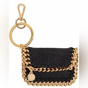 Stella McCartney Black and Gold Bag Charm